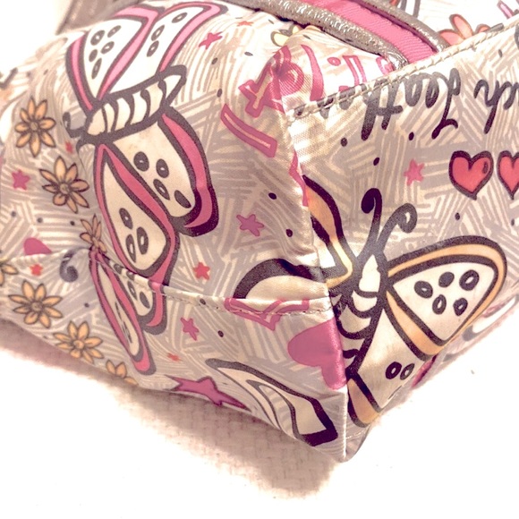 💕Coach Legacy Butterfly Floral Tea Rose Daisy Signature Shoulder Like New!!! - Picture 7 of 12